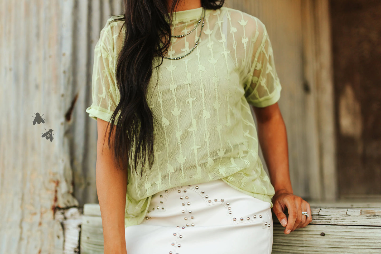 Cowtown Cutesy Top *Lime*