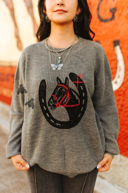 Vintage Luck Knit *Grey*