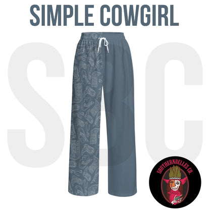 PREORDER Western Wide Leg Pants *10 Styles* (SHIPS TO ME: END OF OCTOBER)