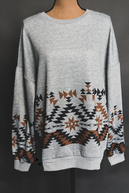 SIZE SMALL Aztec Sweatshirt