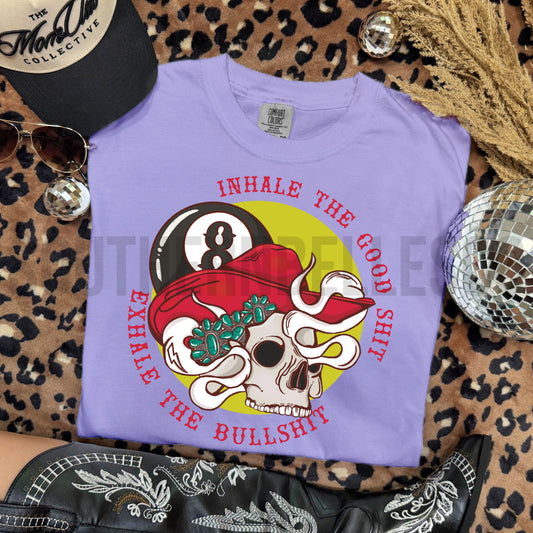 PREORDER Inhale Tee *4 Colors* (SHIPS TO ME: 20-24 BUSINESS DAYS AFTER 9/12)
