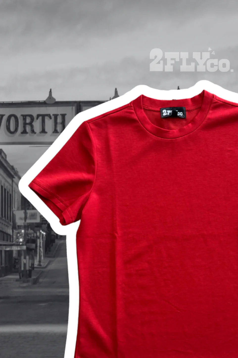 Cloud Basic Snug Tee *Rojo*