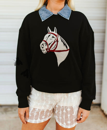 Fort Worth Nights Crewneck *Midnight*