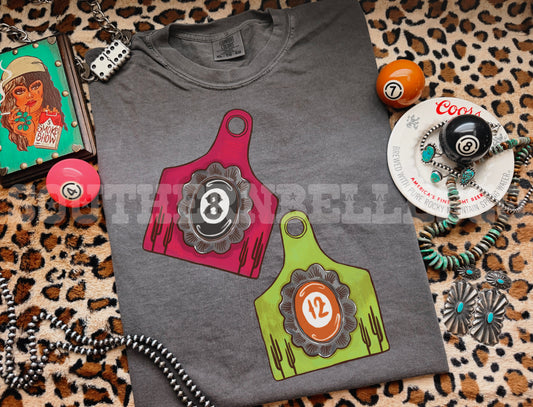 PREORDER Cow Tag Tee *2 Colors* (SHIPS TO ME: 20-24 BUSINESS DAYS AFTER 11/05)
