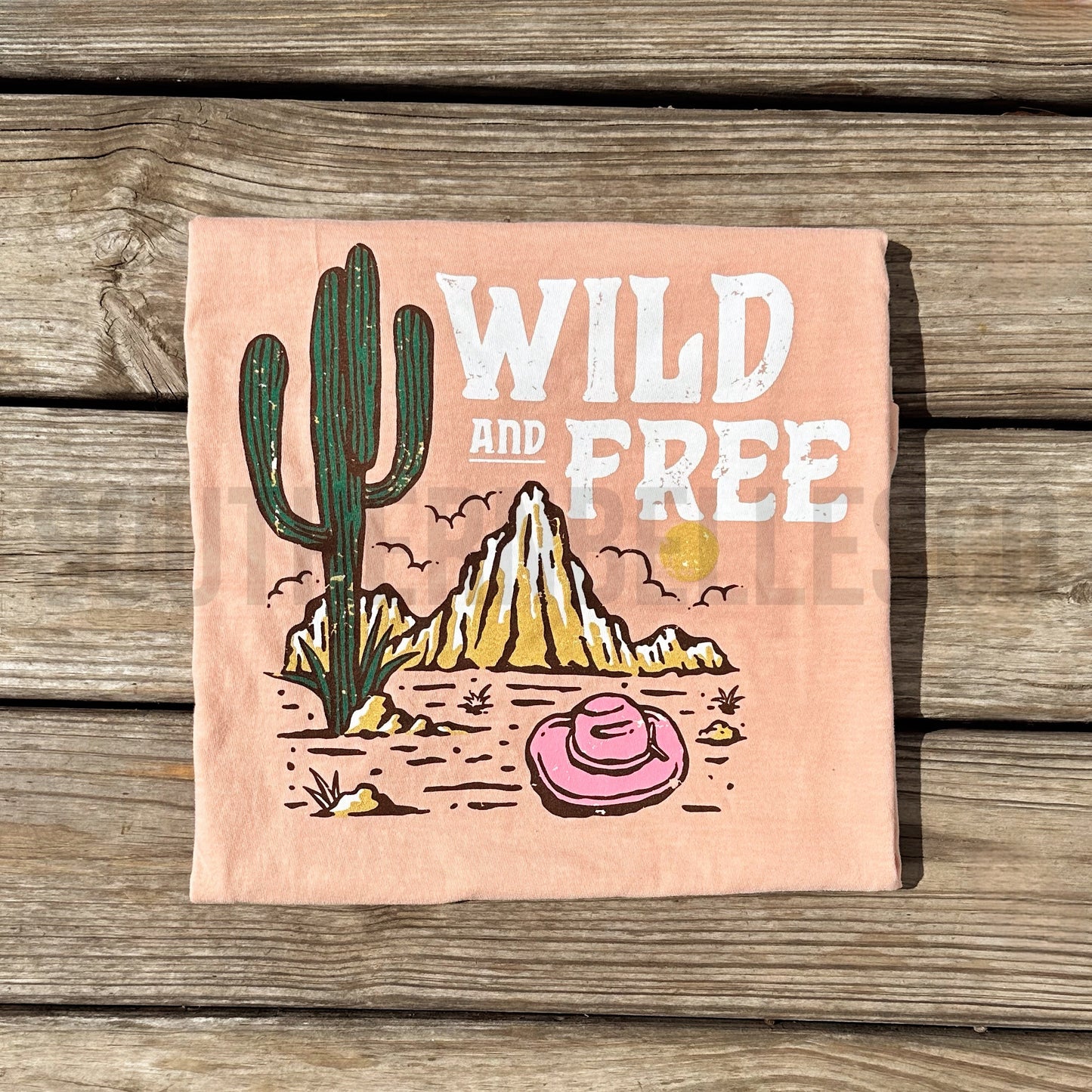 SIZE MEDIUM Desert Wild & Free Tee