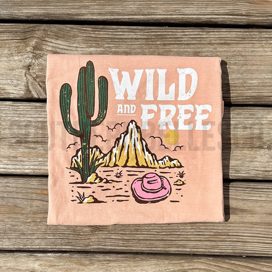 SIZE MEDIUM Desert Wild & Free Tee