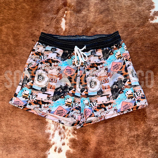 SIZE MEDIUM Long Live Cowboys Shorts