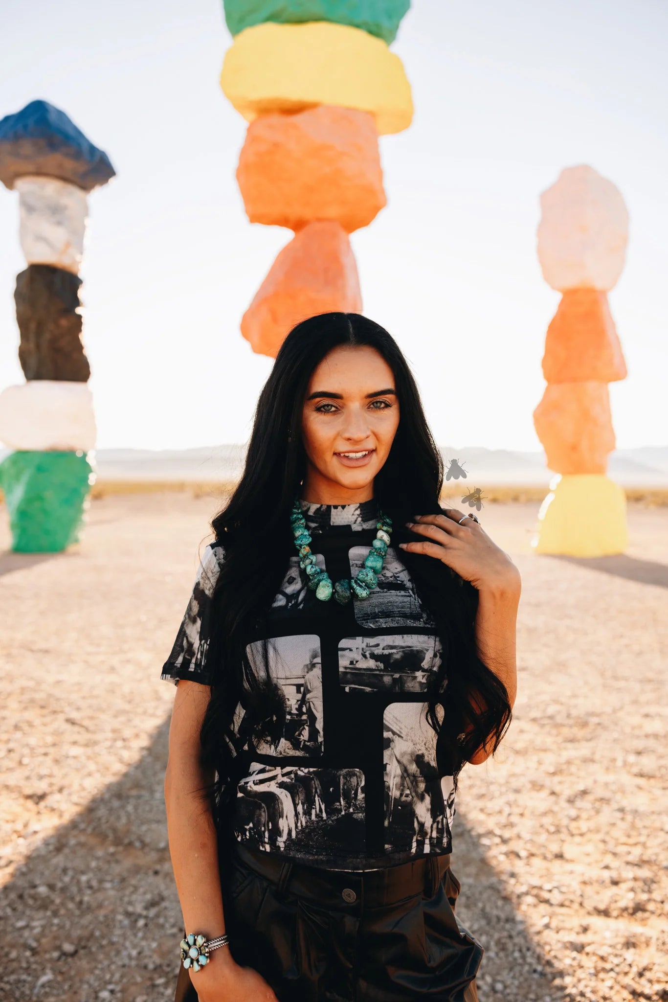 Cattle Chrome Mesh Tee