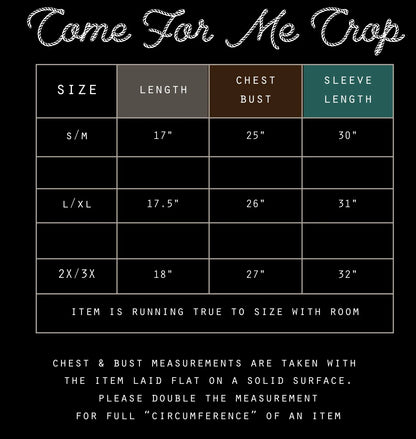 Come For Me Crop Sweater