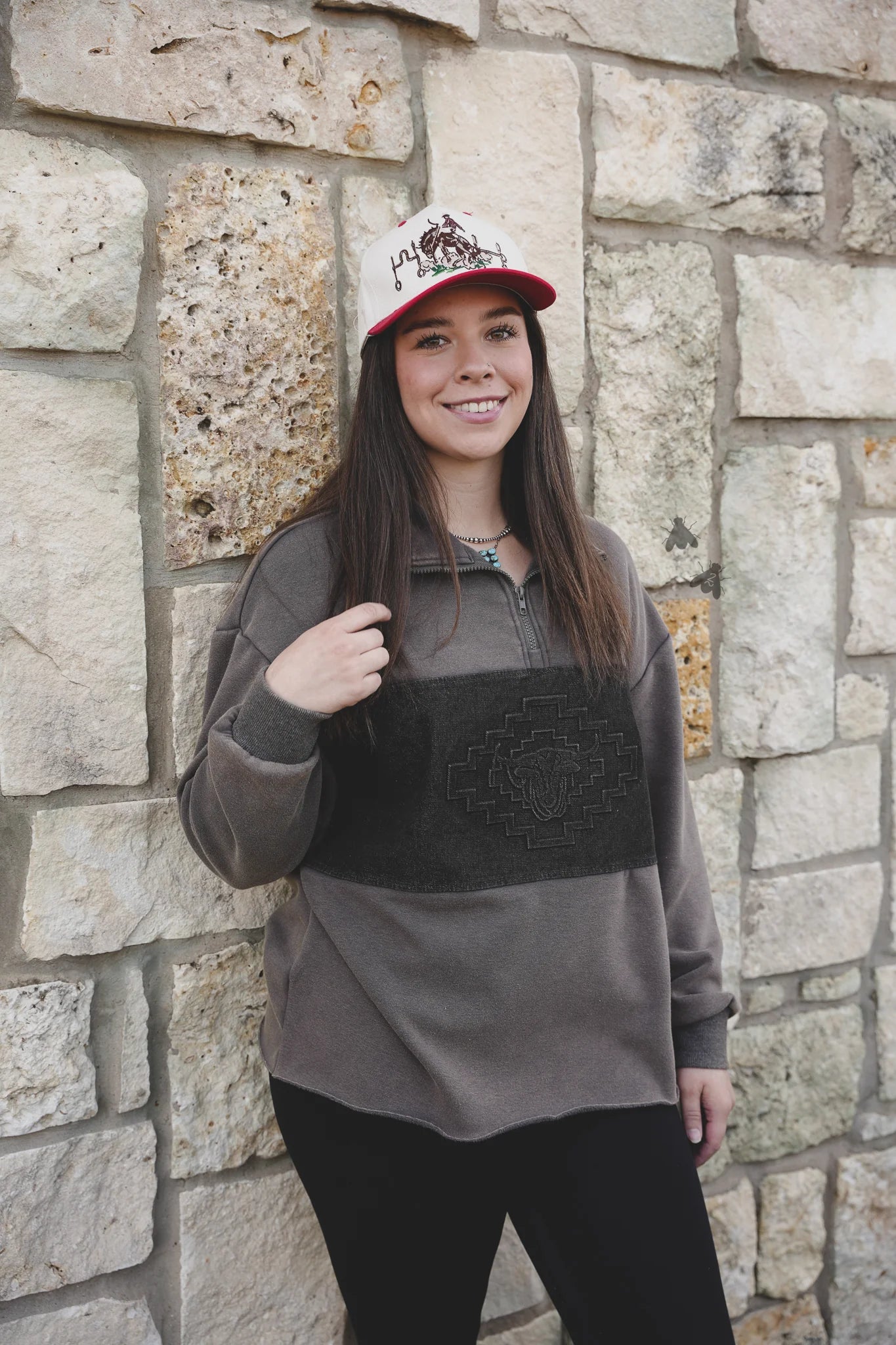 SIZE L/XL Double Take Pullover *Dust*
