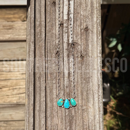 Kingman Turquoise Necklace-Timothy Yazzie