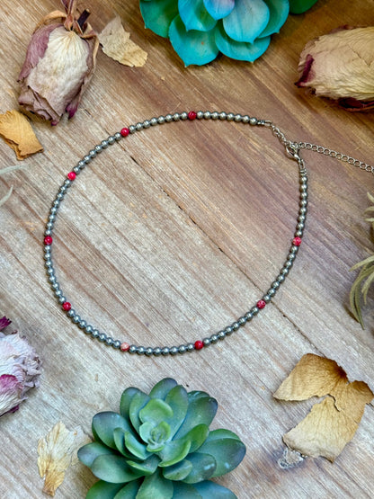 Pink Sea Sediment Necklace