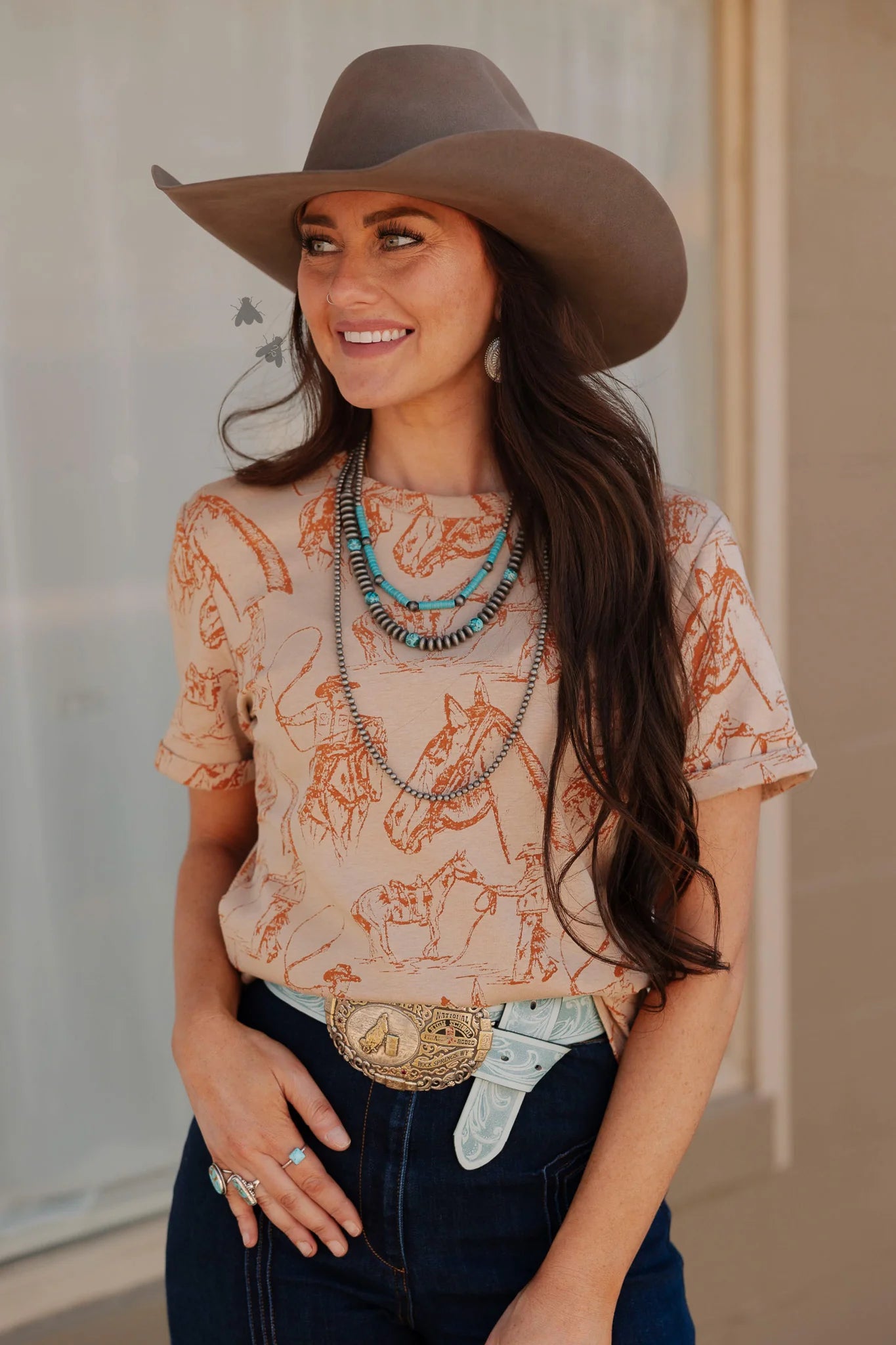 Doodle Dos Tee *Saddle*