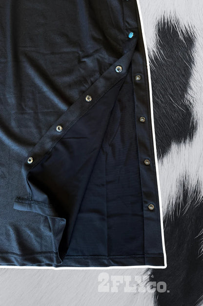 Slit Decisions Skirt *Midnight*