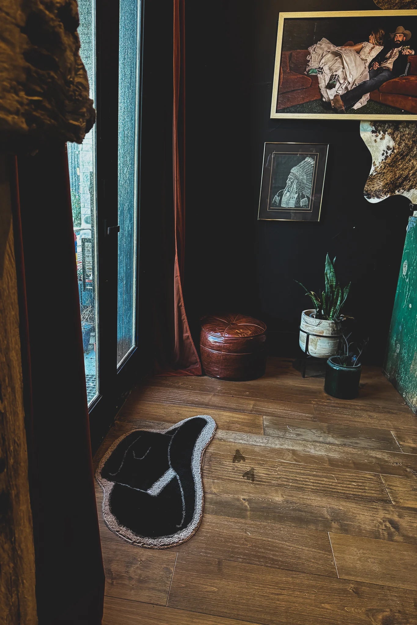Moody Cowboy Rug *Midnight*