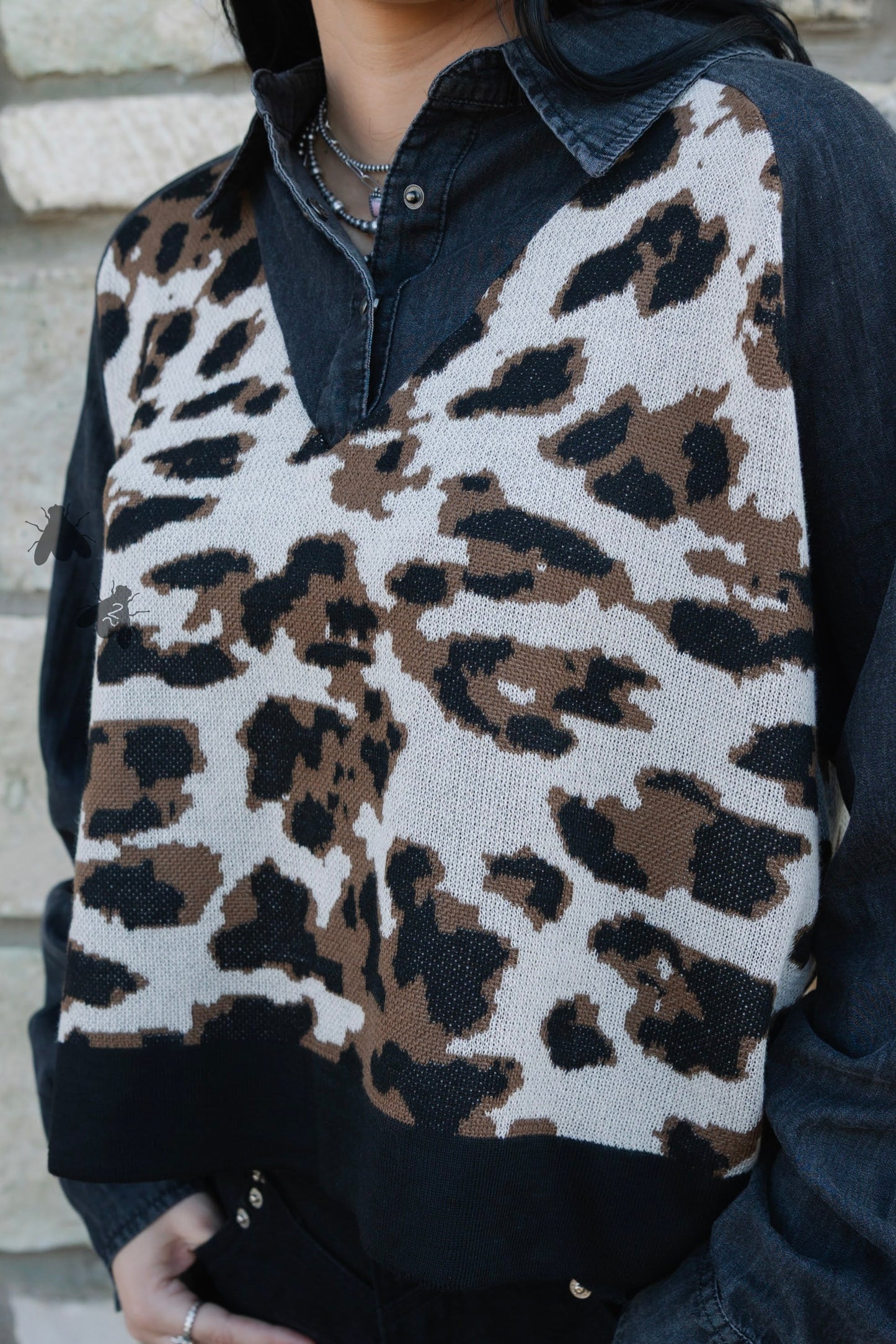 Doubleshift Top *Leopard*