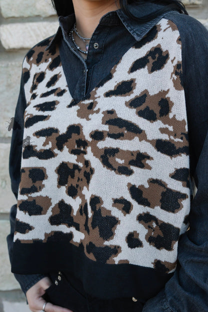 Doubleshift Top *Leopard*