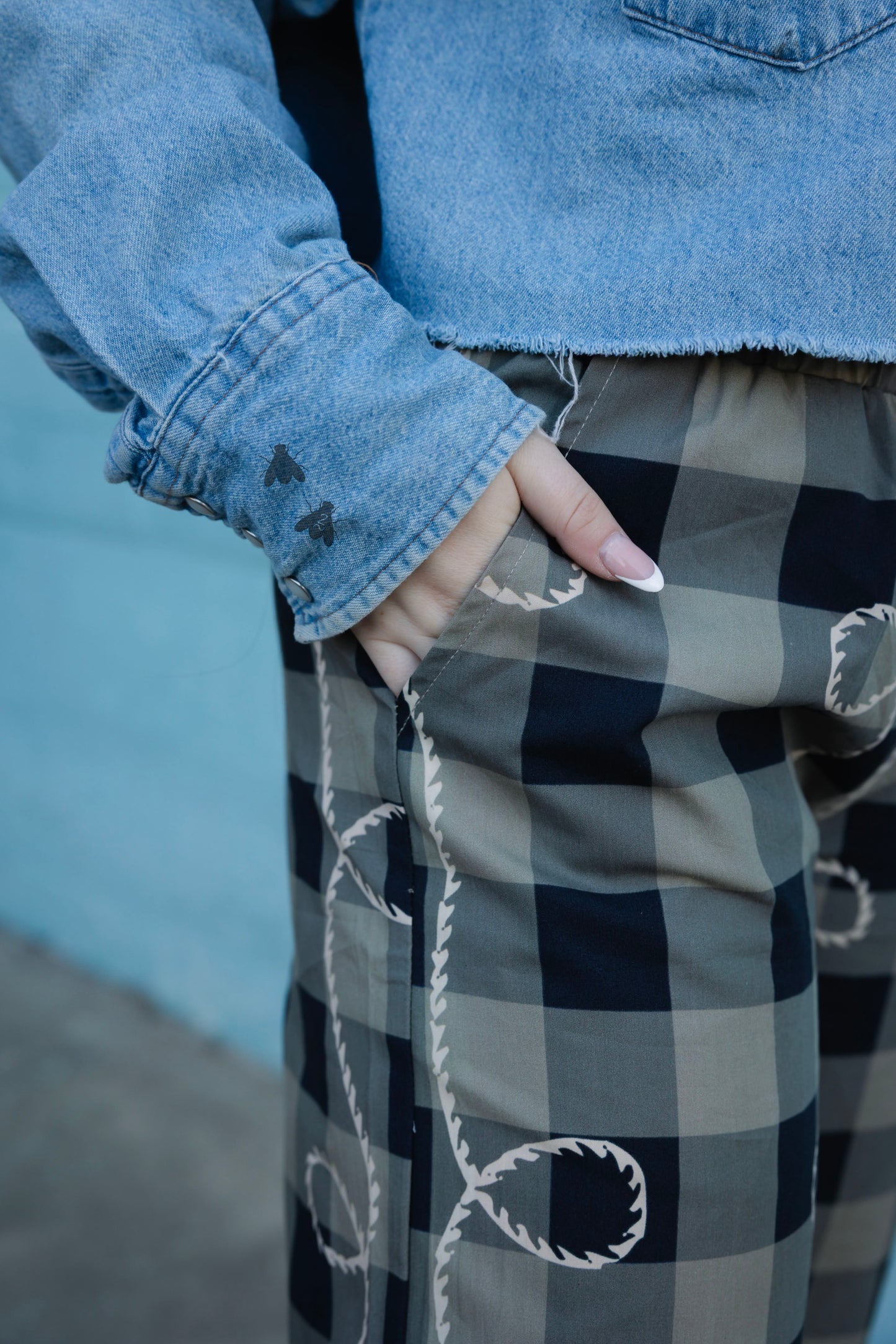 Off Tha Track Boxer Pants *Ropey Gingham*