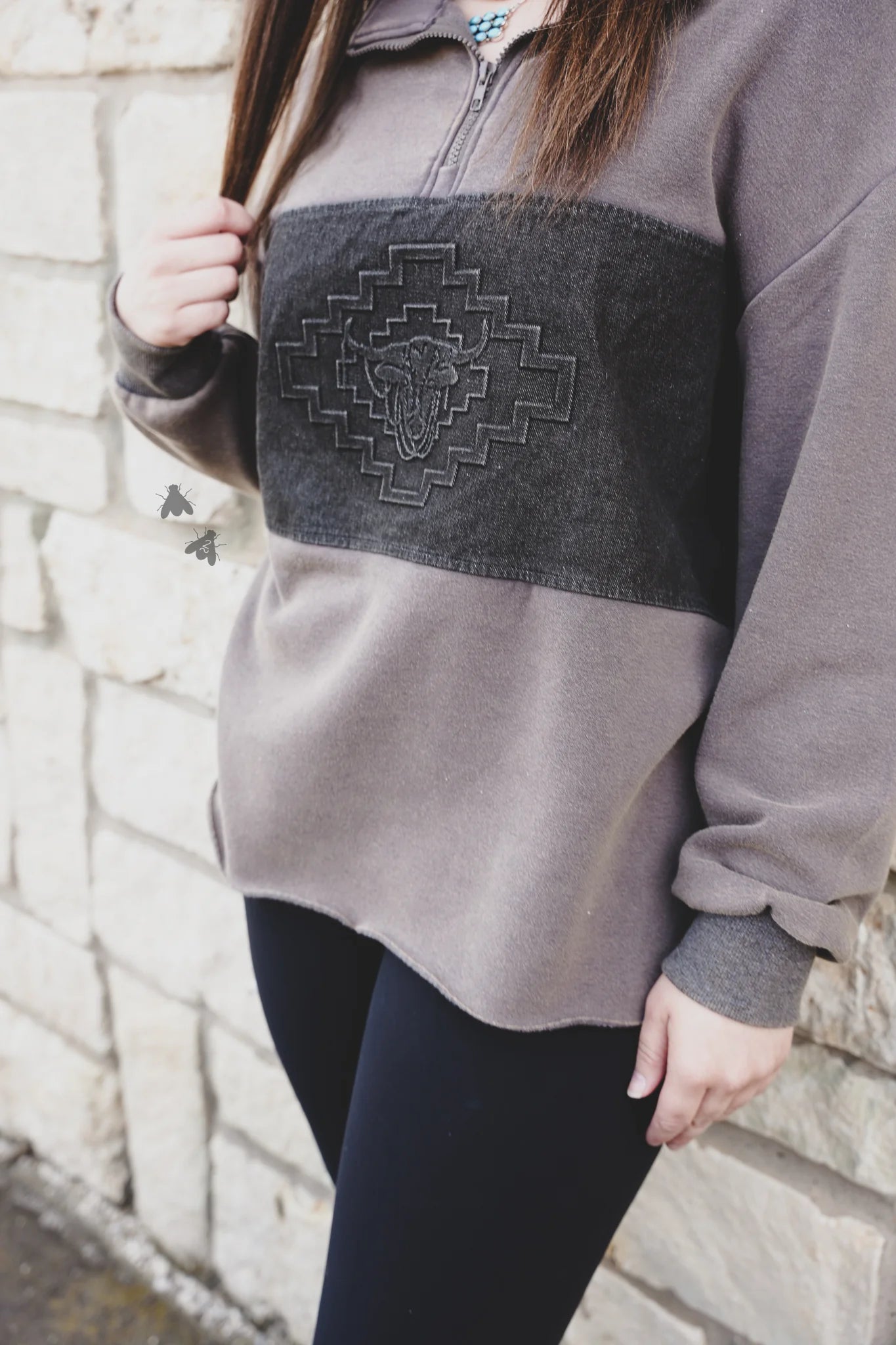 SIZE L/XL Double Take Pullover *Dust*