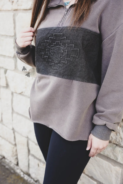 SIZE L/XL Double Take Pullover *Dust*
