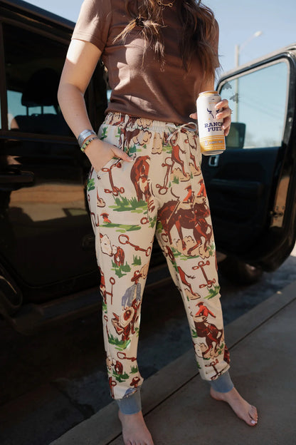 SIZE SMALL Vintage Ranch Joggers *Bark*