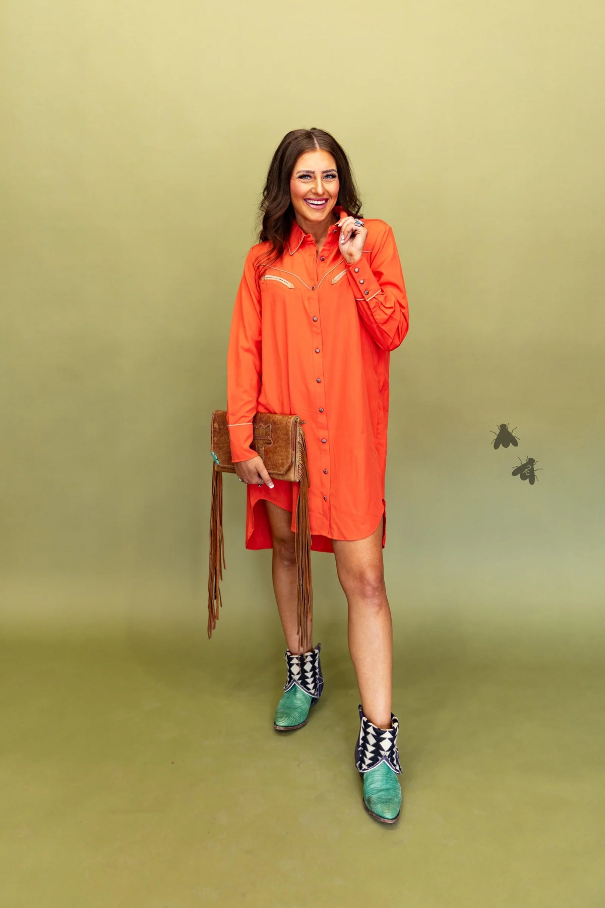 Cowpoke Classic Dress *Poppy*