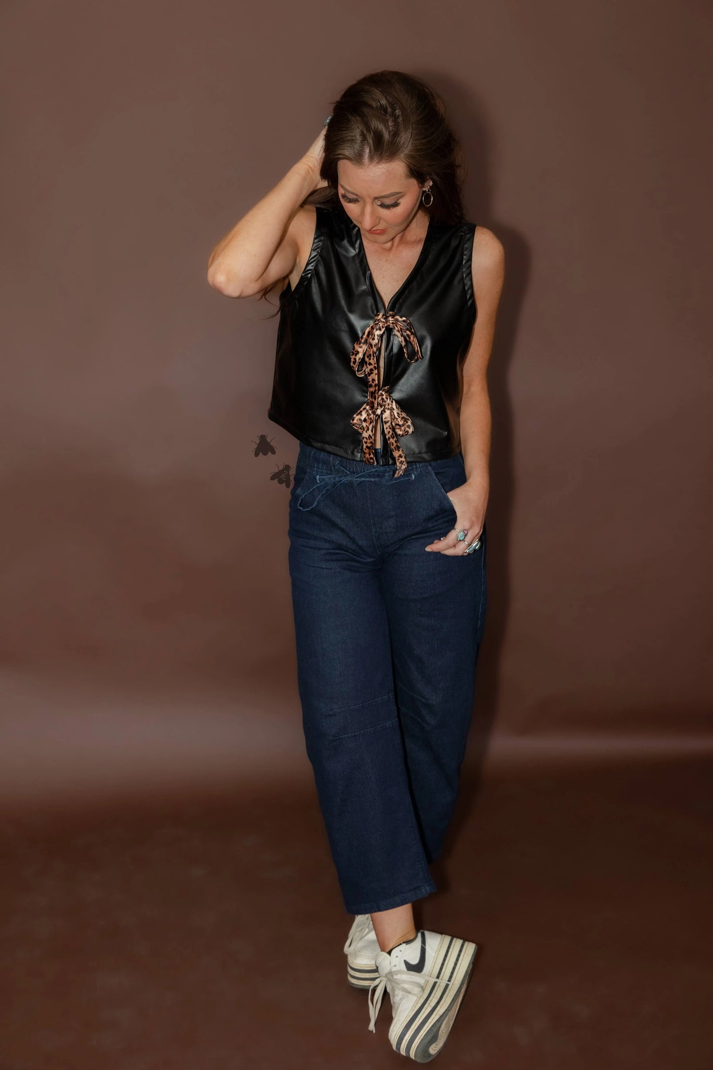 SIZE S/M Lasso The Leopard Vest