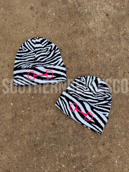 Zebra Bit Beanie