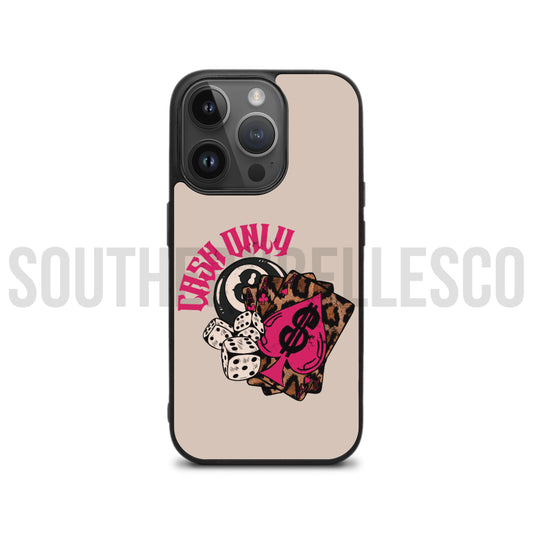 Leopard Ca$h Only Phone Case