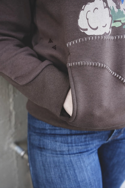 The Bulldogger Hoodie *Chocolate*