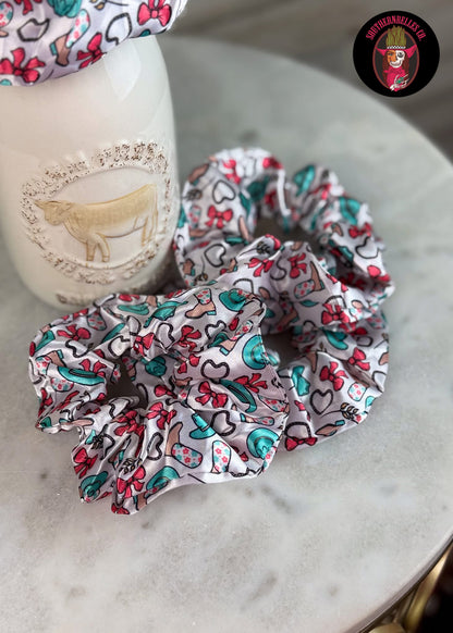 Boots & Bows Scrunchie