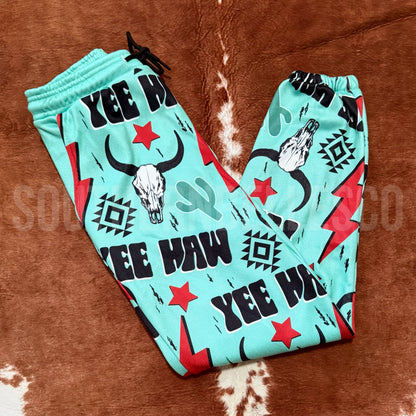 SIZE SMALL Yeehaw Cow Skull Sweats