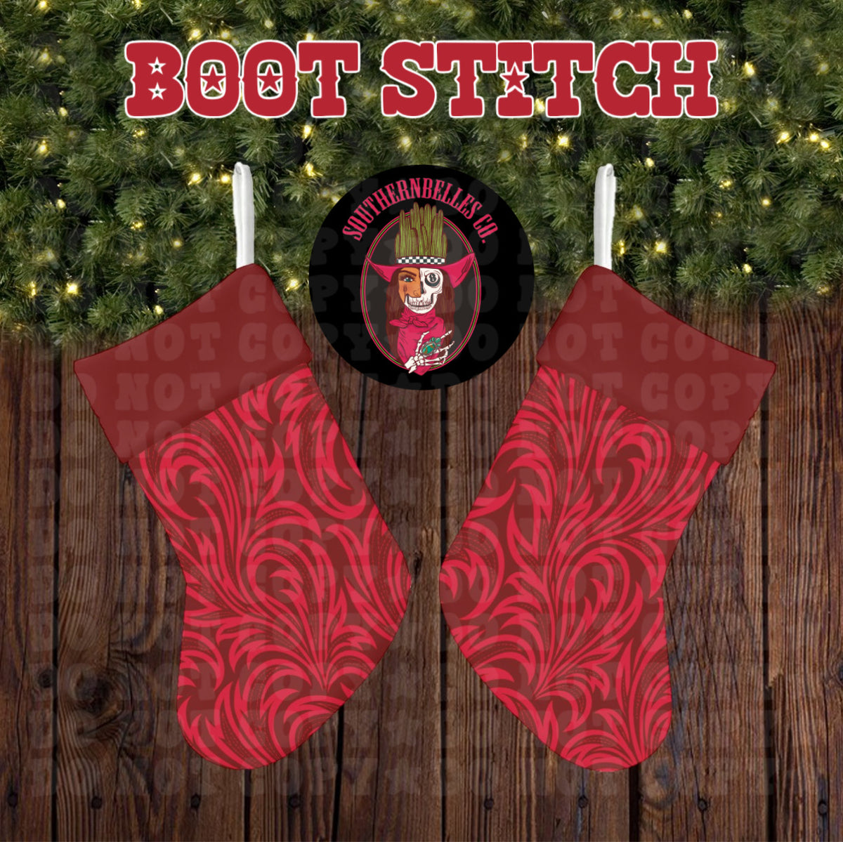 PREORDER Western Stockings *7 Styles* (SHIPS TO ME: BEGINNING OF DECEMBER)