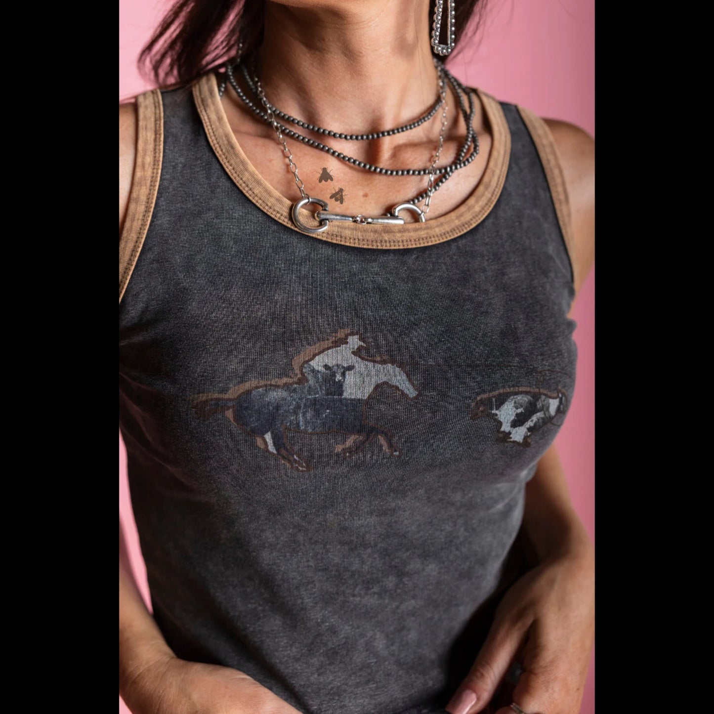 Cowboy Collage Tank