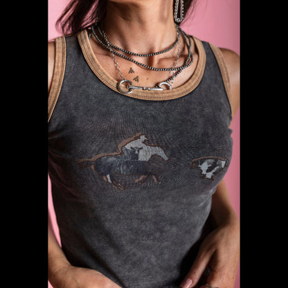 Cowboy Collage Tank