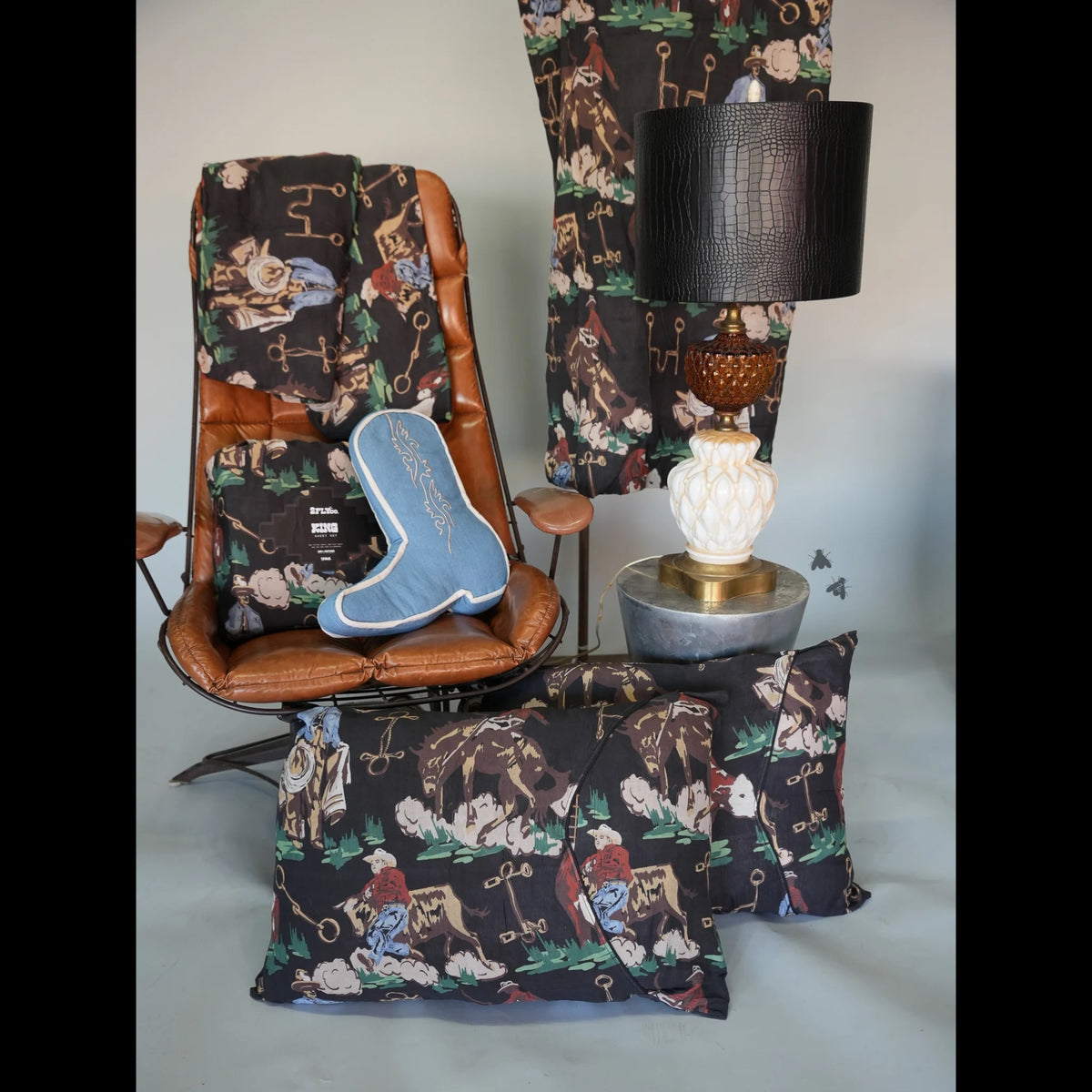 Cuddle Up Cowboy Sheet Set