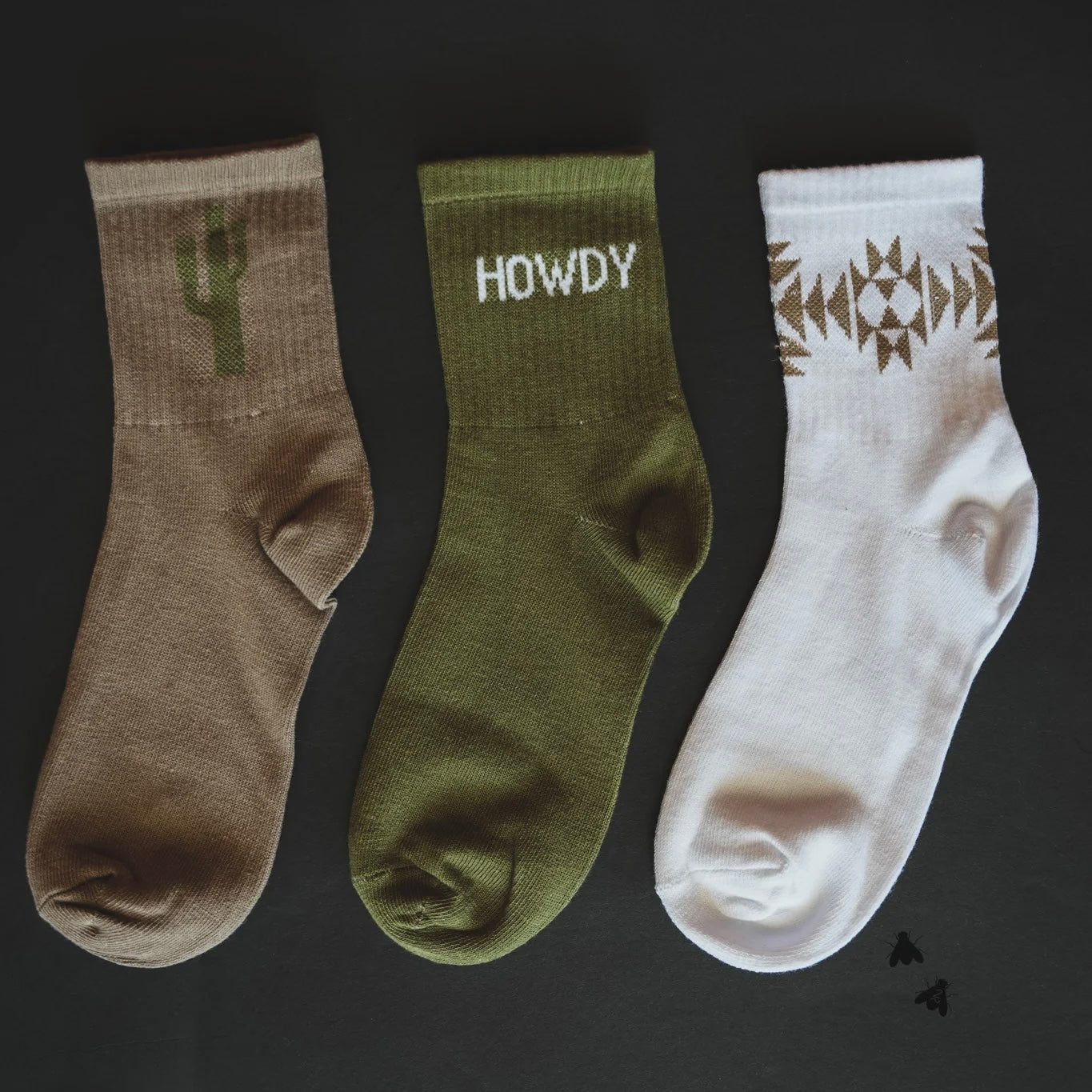 Mood Cacti Crew Socks