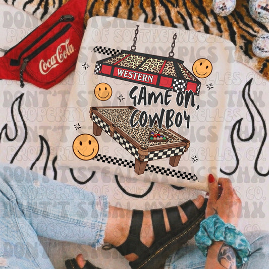 PREORDER Game On Cowboy Tee *2 Colors* (SHIPS TO ME: 20-24 BUSINESS DAYS AFTER 6/30)