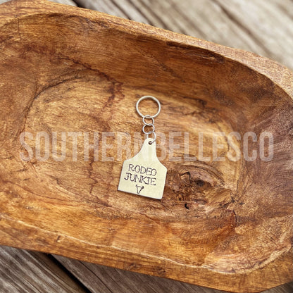 Rodeo Junkie Keychain