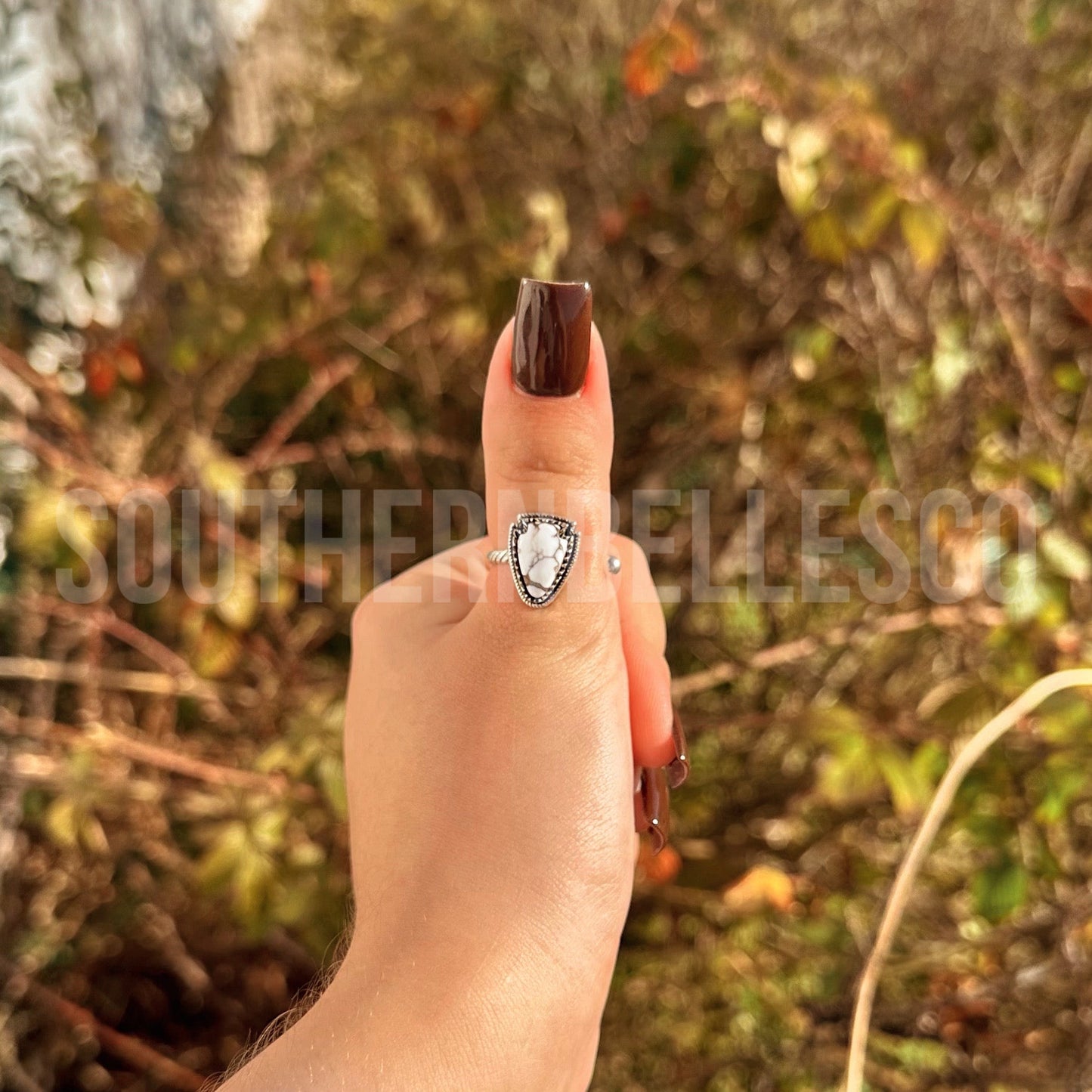 Wild Horse Arrowhead Twist Ring