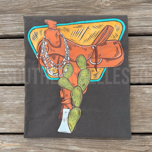 PREORDER Saddle Up Tee *2 Colors* (SHIPS TO ME: 20-24 BUSINESS DAYS AFTER 9/12)