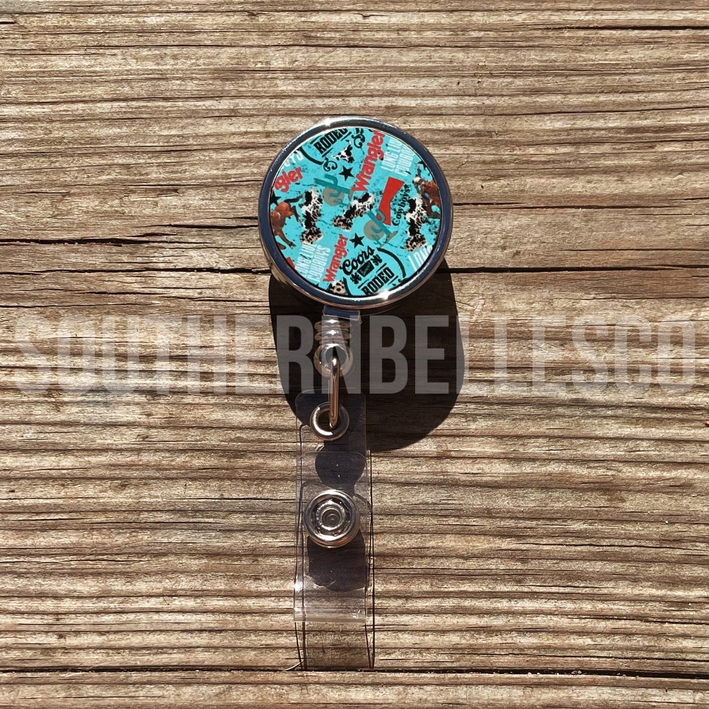 Cowboy Collage Badge Reel