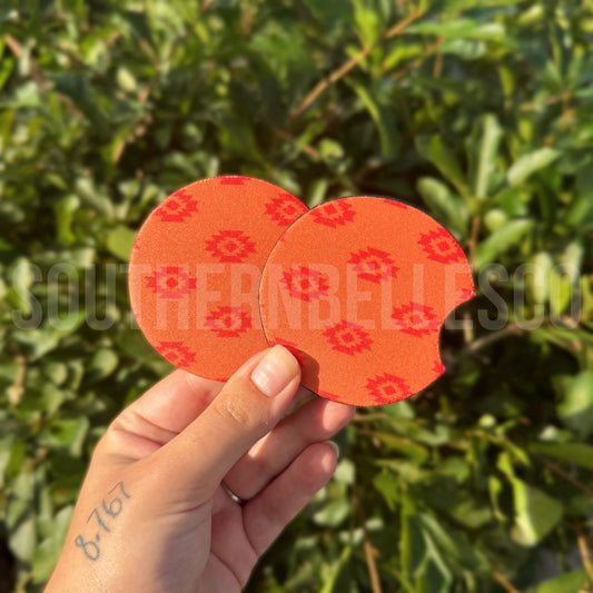 Girly Aztec Car Coasters