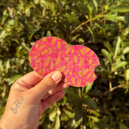 Neon Boots Car Coasters