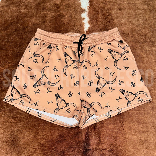 SIZE LARGE Cattle Branding Shorts