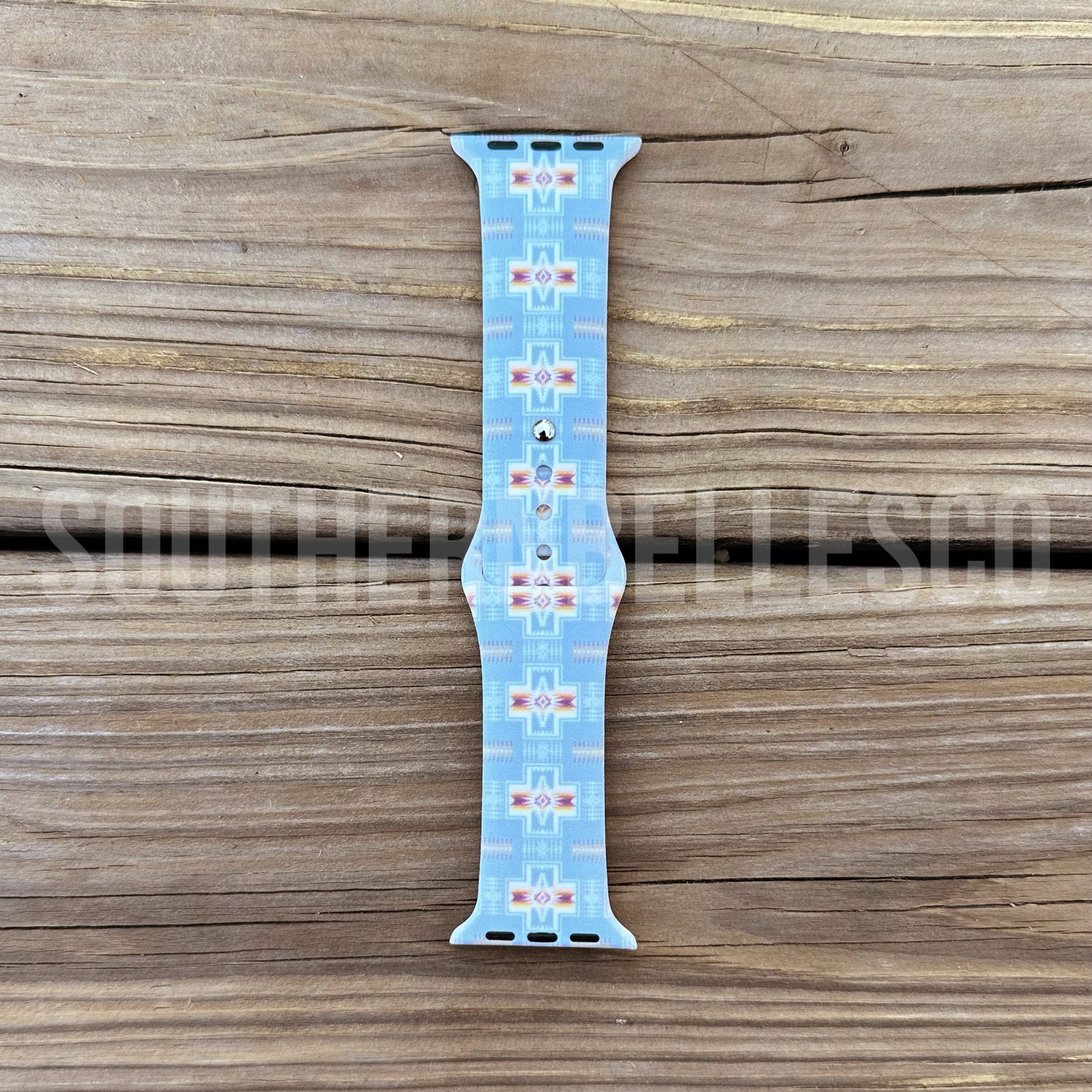 Turq. Aztec Apple Watchband