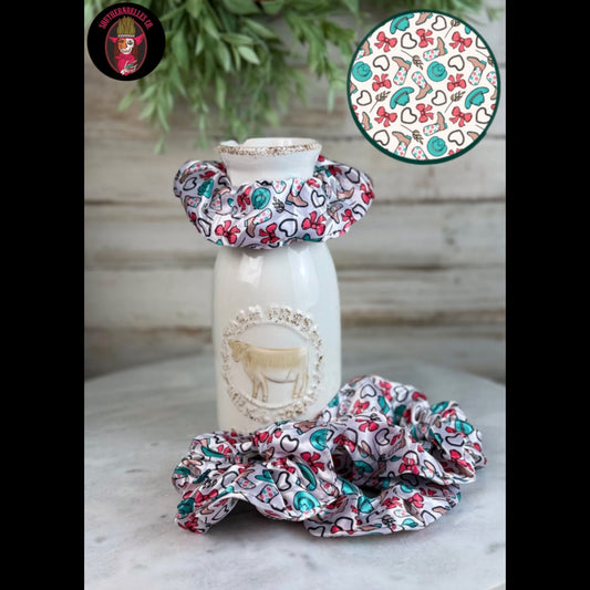 Boots & Bows Scrunchie