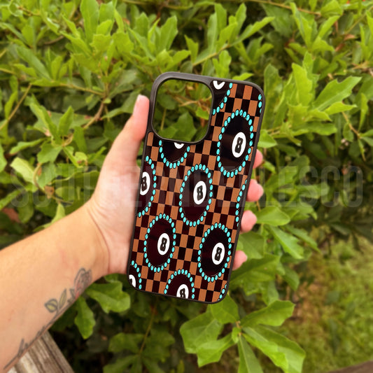 Turquoise 8ball Phone Case