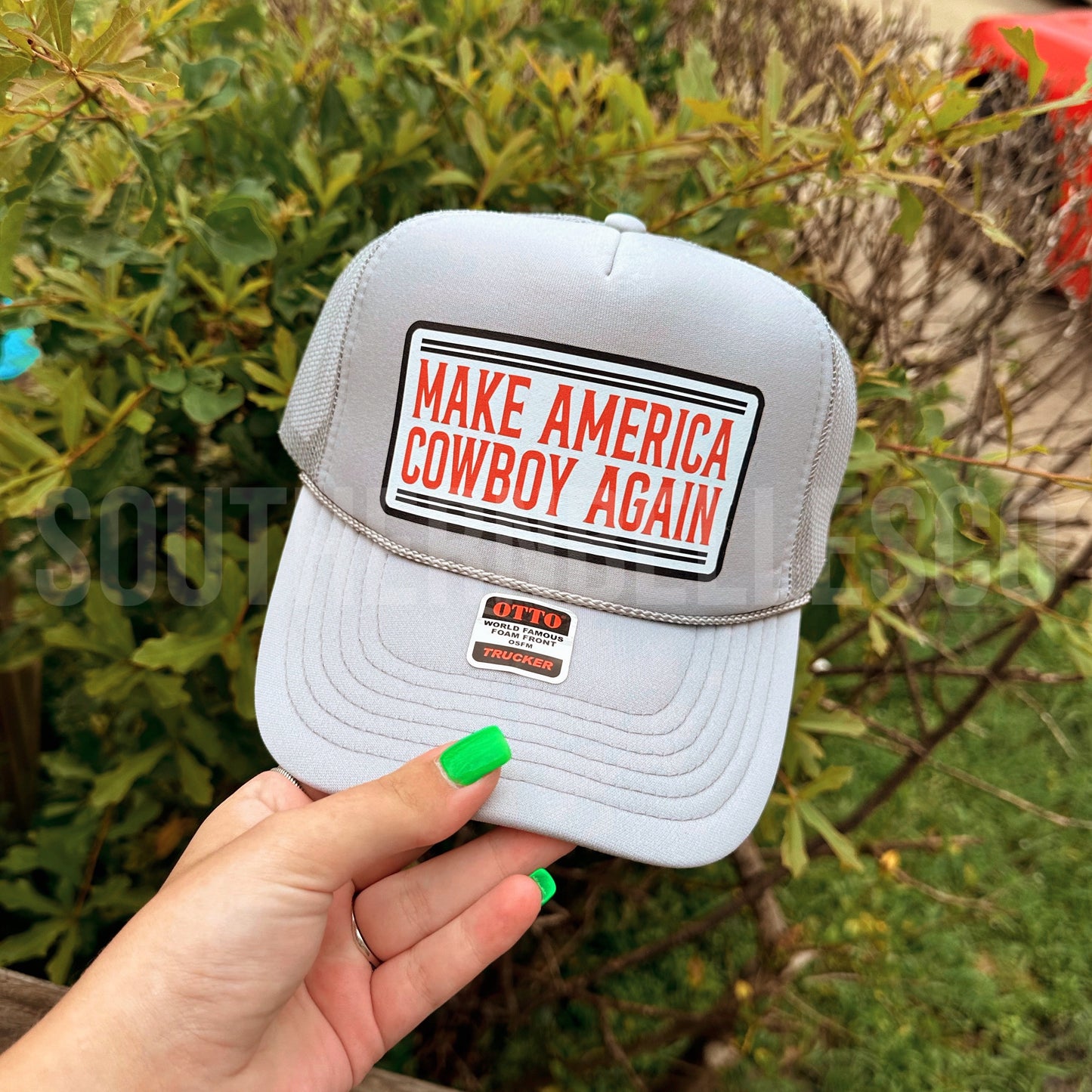 Make America Cowboy Again Trucker Hat