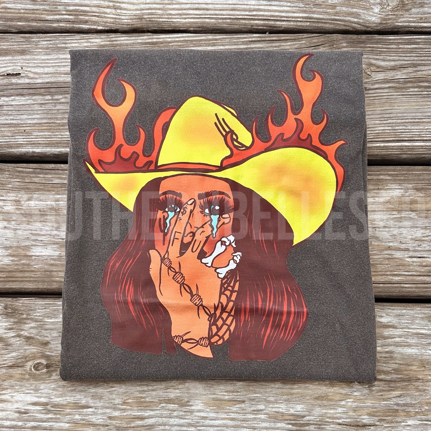 PREORDER Flame Cowgirl Tee (SHIPS TO ME: 20-24 BUSINESS DAYS AFTER 11/29)